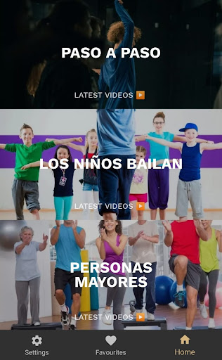 Captura de pantalla de ejercicios aerobicos en casa