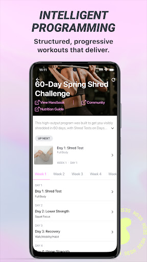 Captura de pantalla de Sesh: Workouts for Women