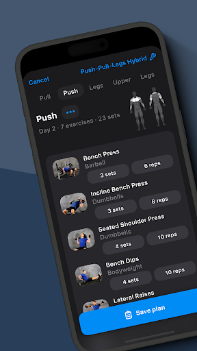 Captura de pantalla de Alpha Progression Gym Tracker