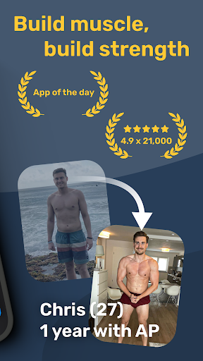 Captura de pantalla de Alpha Progression Gym Tracker