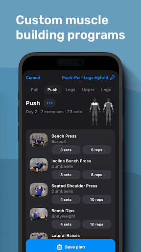 Captura de pantalla de Alpha Progression Gym Tracker