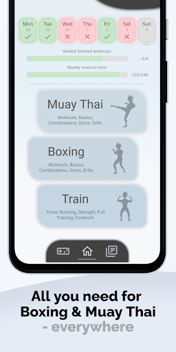 Captura de pantalla de Boxing & Muay Thai Training
