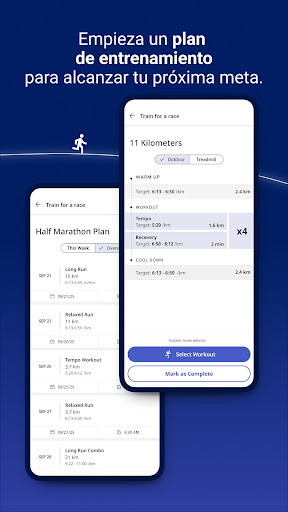Captura de pantalla de ASICS Runkeeper: Running App