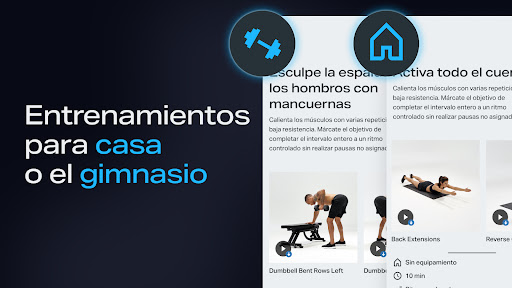 Captura de pantalla de Freeletics: ejercicios en casa