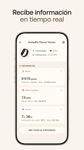 Captura de pantalla de BetterMe: Health Coaching