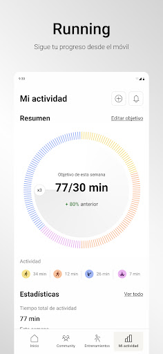 Captura de pantalla de OYSHO TRAINING