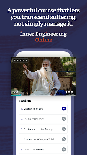 Captura de pantalla de Sadhguru - Yoga y Meditación