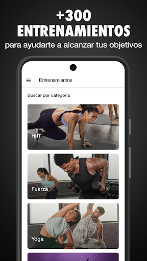 Captura de pantalla de Nike Training Club