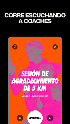 Captura de pantalla de Nike Run Club: seguimiento