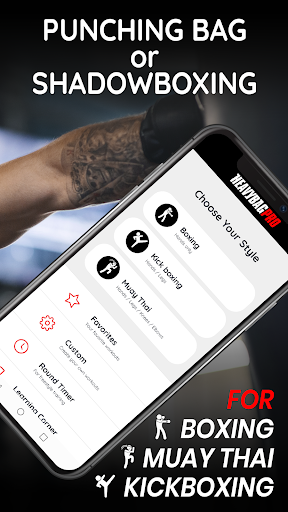 Captura de pantalla de Ejercicios con saco de boxeo