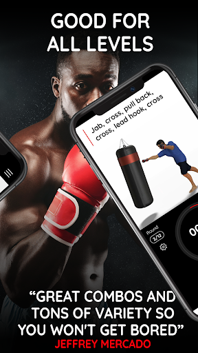 Captura de pantalla de Ejercicios con saco de boxeo