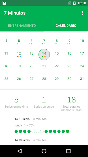 Captura de pantalla de Entrenamiento de 7 Minutos