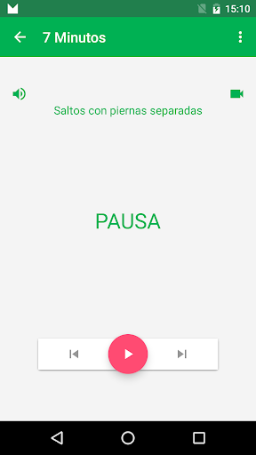 Captura de pantalla de Entrenamiento de 7 Minutos