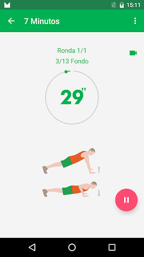 Captura de pantalla de Entrenamiento de 7 Minutos