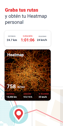 Captura de pantalla de Bike Citizens GPS bicicleta