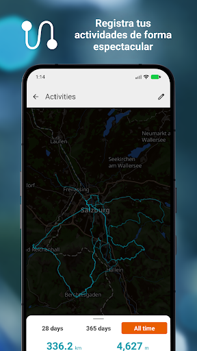 Captura de pantalla de Naviki – app la bici