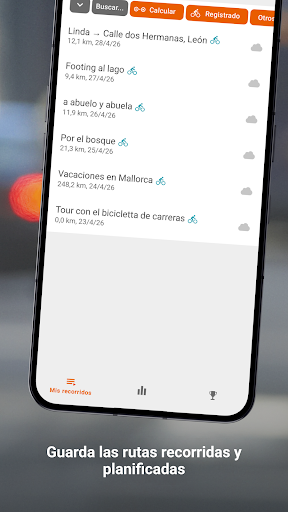 Captura de pantalla de Naviki – app la bici