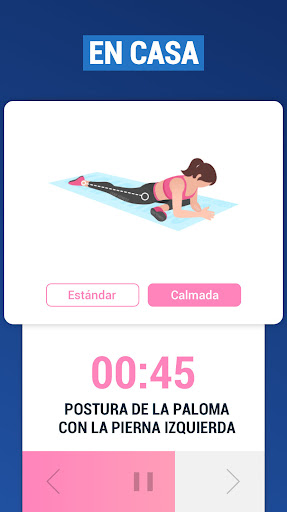 Captura de pantalla de Apertura de piernas en 30 días 